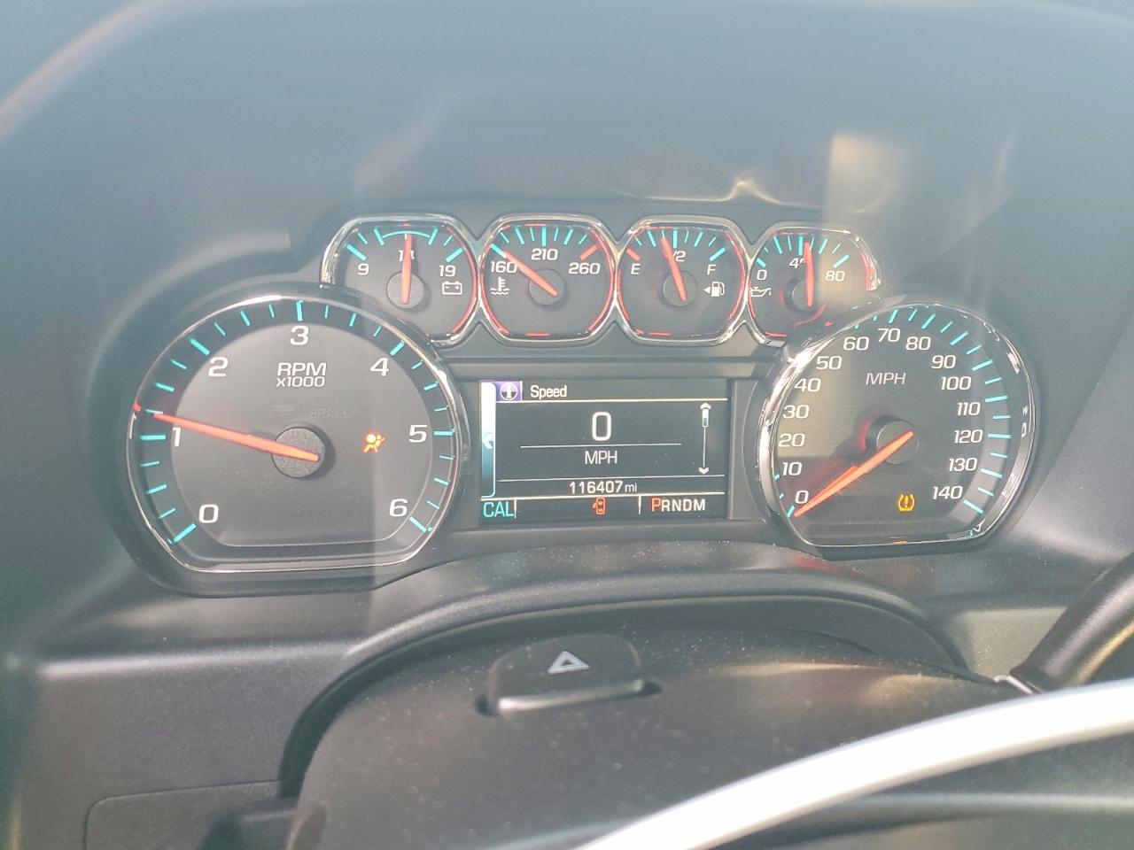 Salvage 2016 Chevrolet Silverado K1500 Lt