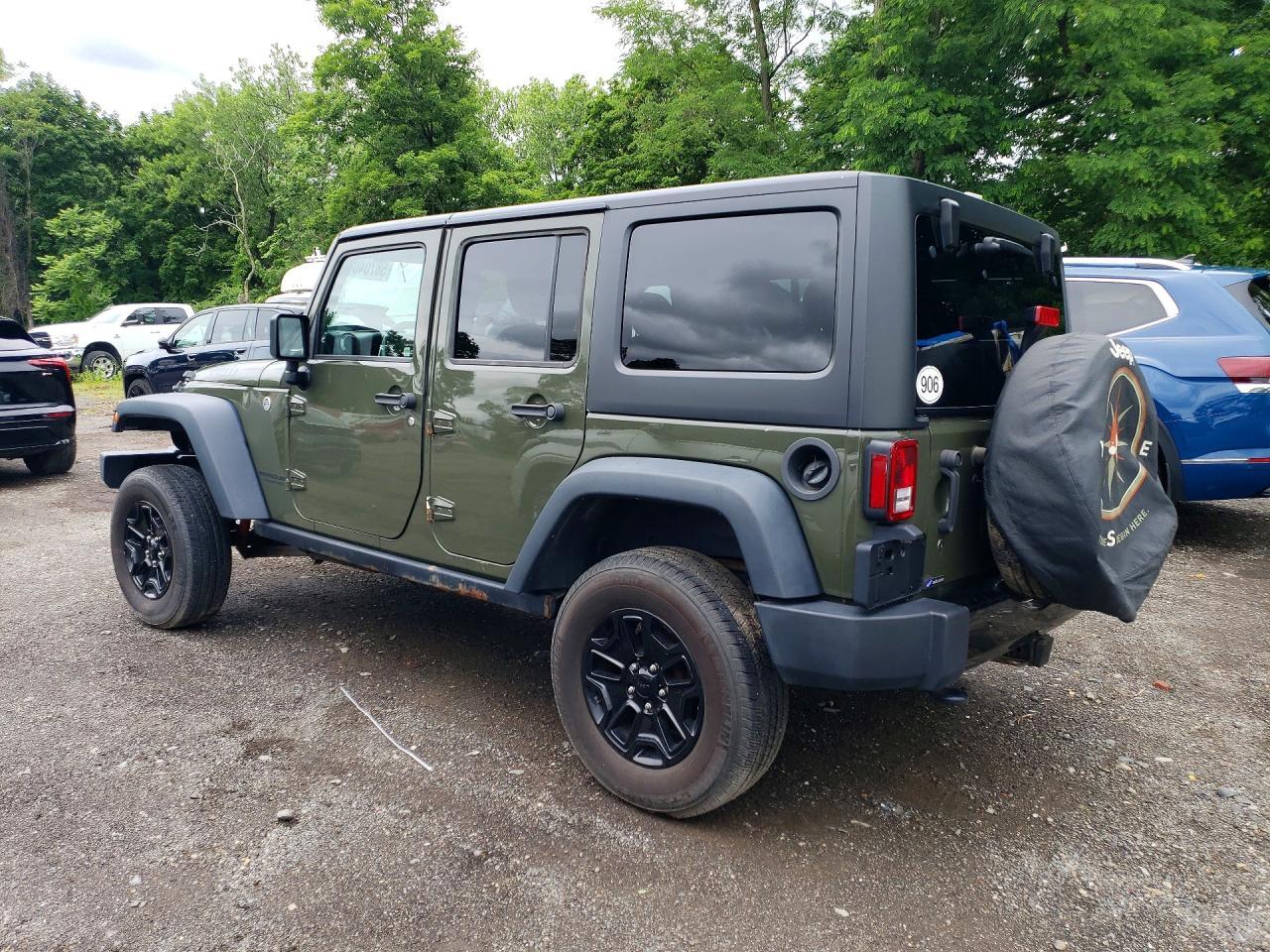Salvage 2016 Jeep Wrangler Unlimited Sport