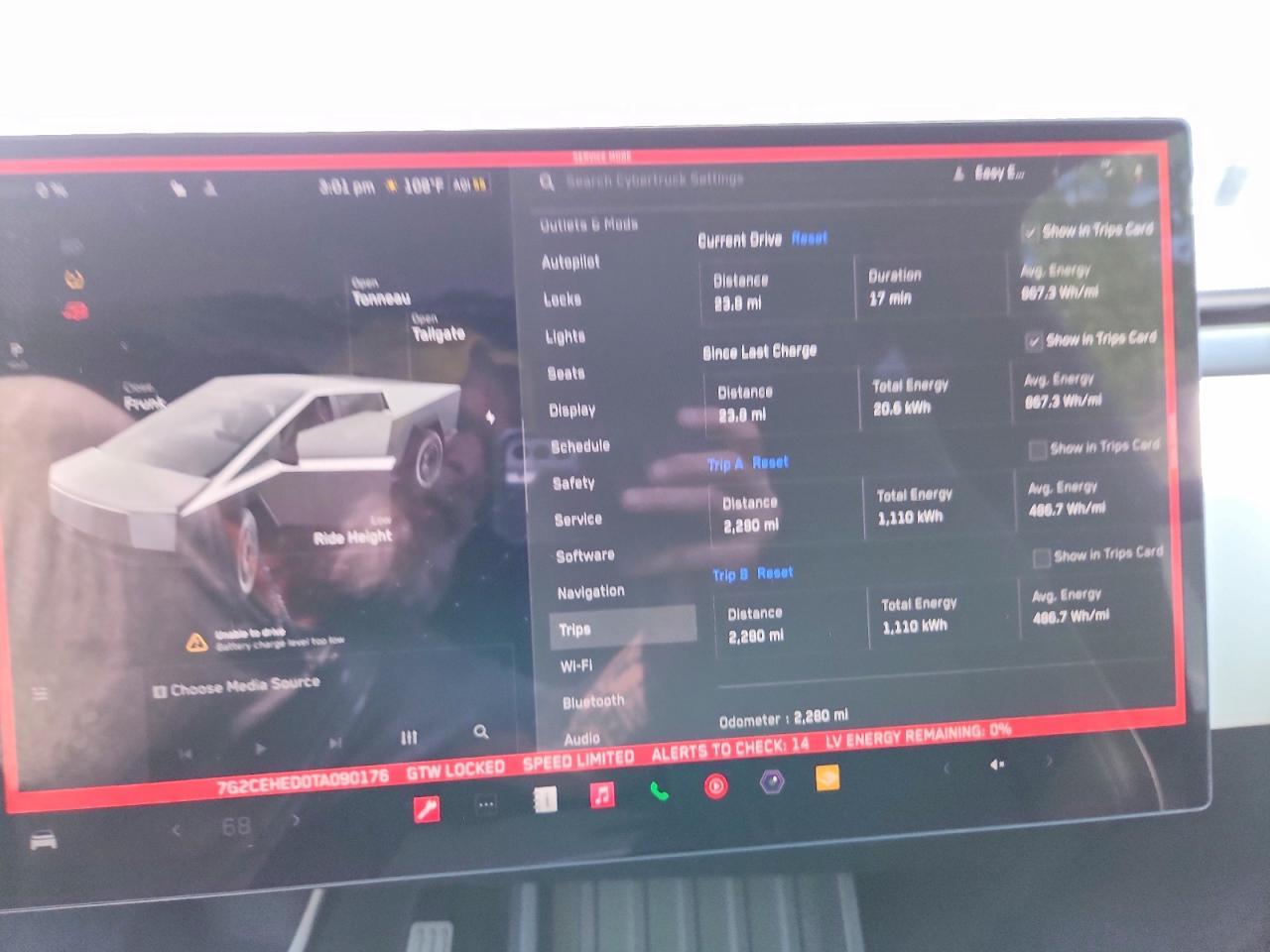 Salvage 2026 Tesla Cybertruck 