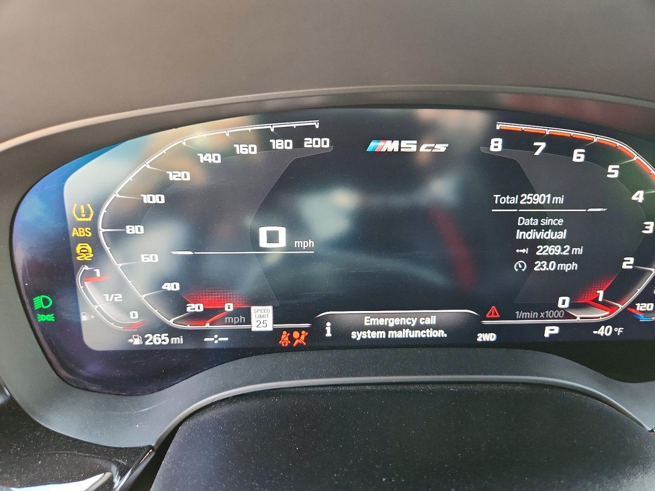 Salvage 2022 Bmw M5 Cs