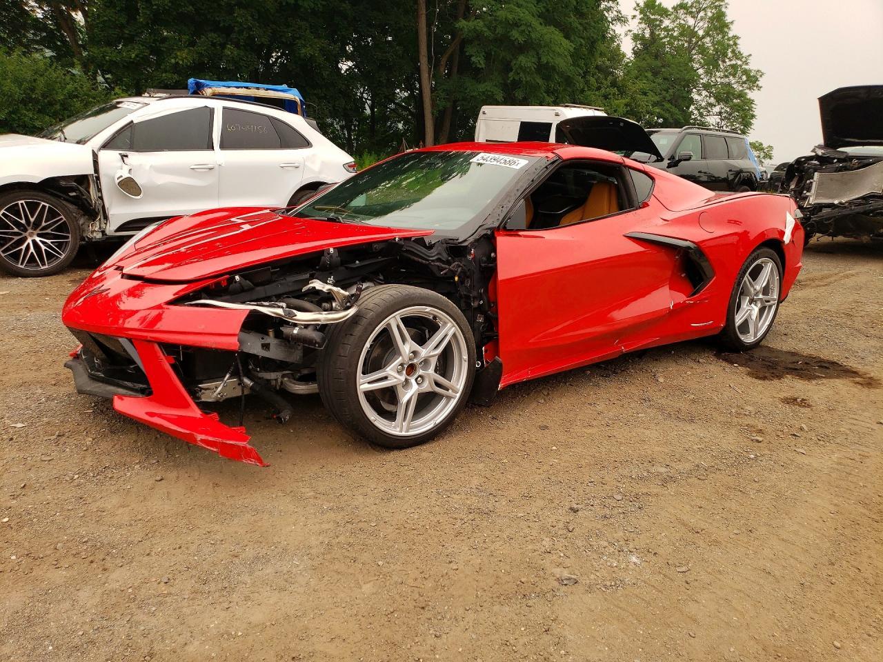 Salvage 2025 Chevrolet Corvette Stingray 2lt