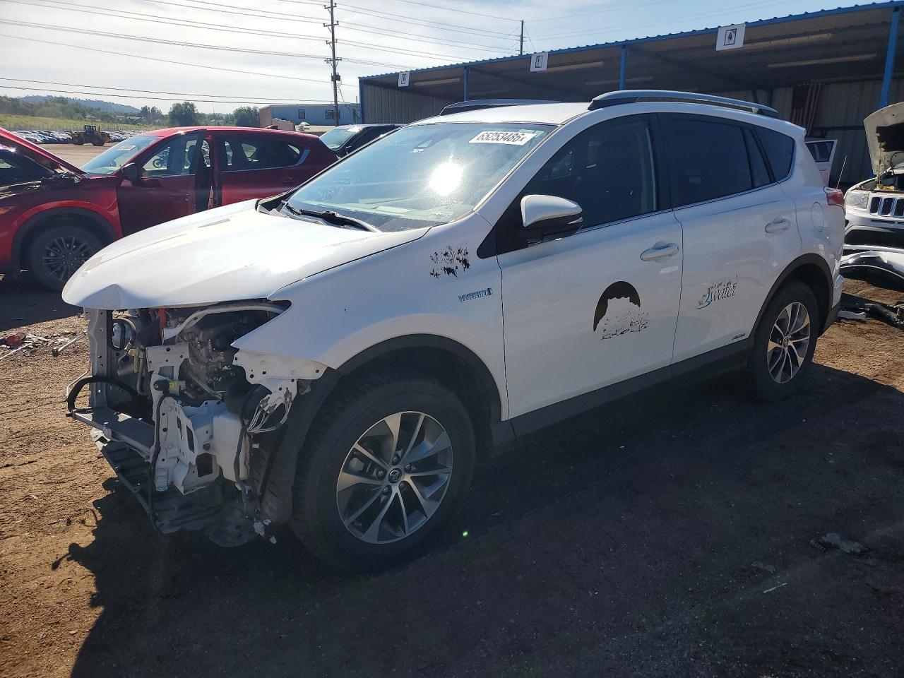 Salvage 2018 Toyota Rav4 Hybrid Le