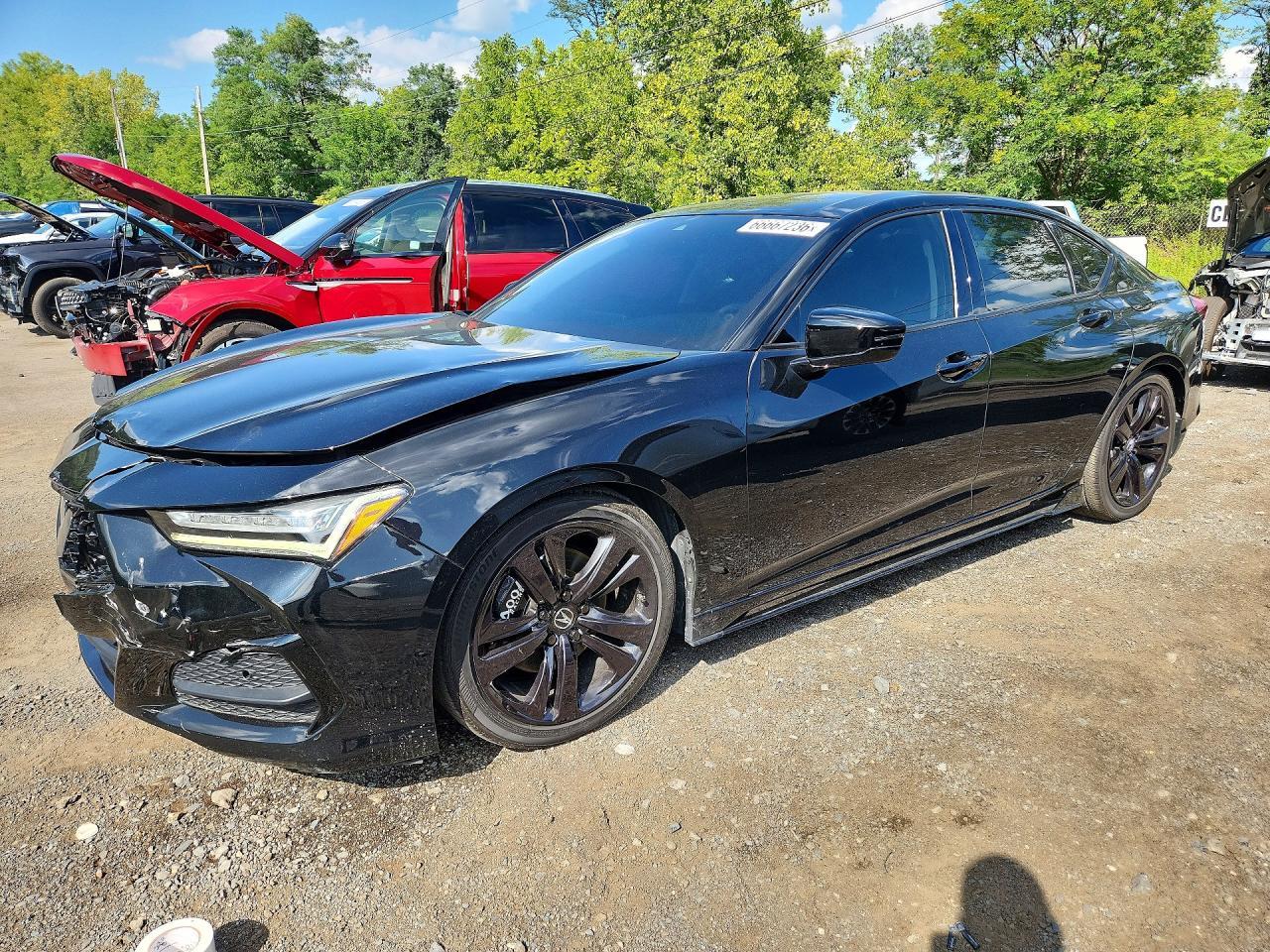 Salvage 2021 Acura Tlx Technology