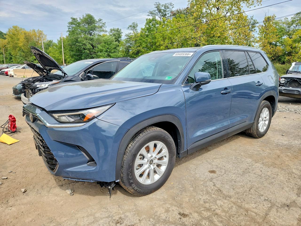 Salvage 2025 Toyota Grand Highlander Hybrid Xle