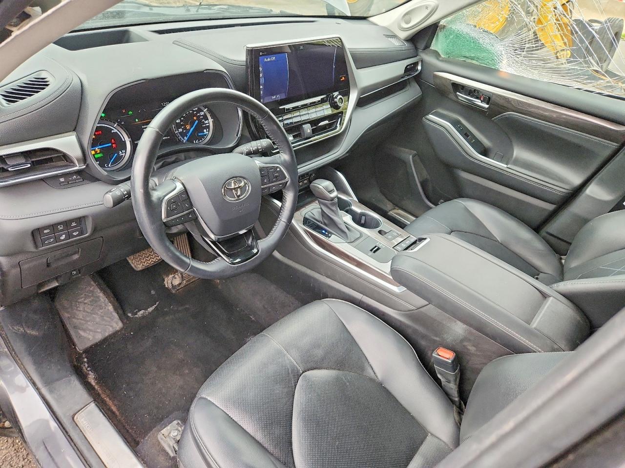 Salvage 2021 Toyota Highlander Hybrid Platinum