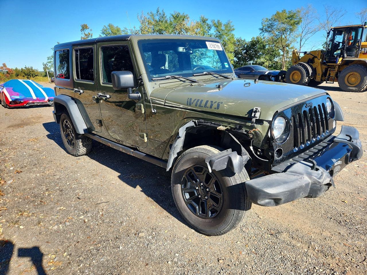 Salvage 2016 Jeep Wrangler Unlimited Sport