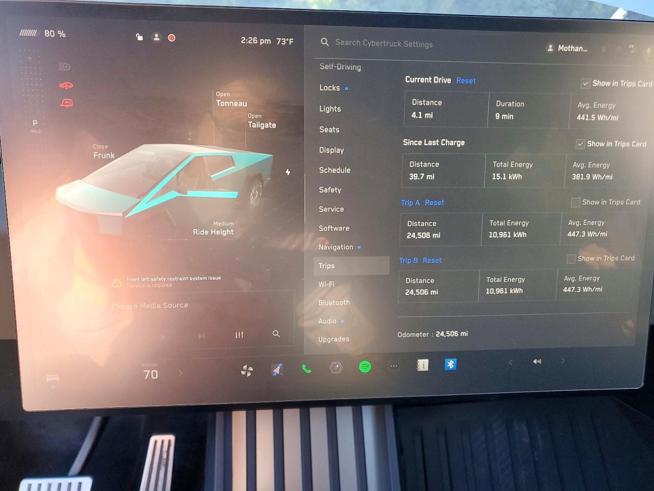 Salvage 2024 Tesla Cybertruck 