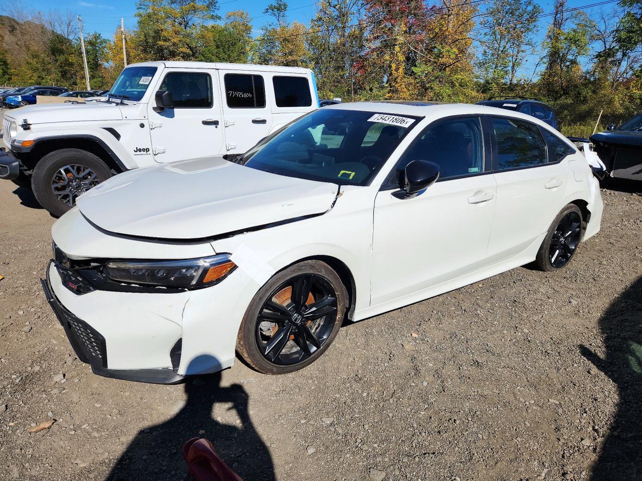 Salvage 2025 Honda Civic Si