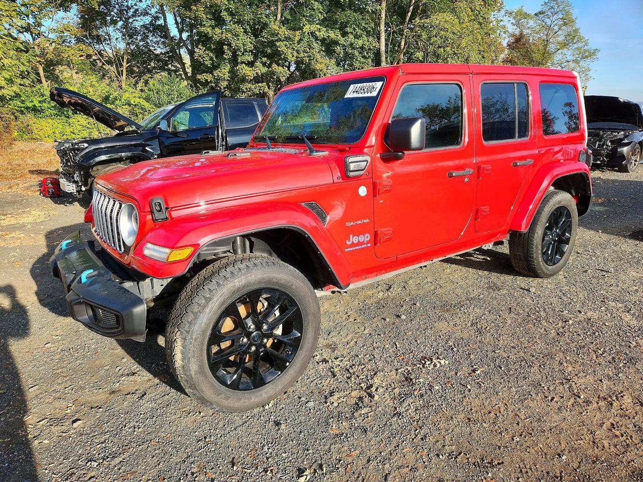 Salvage 2024 Jeep Wrangler Sahara 4xe
