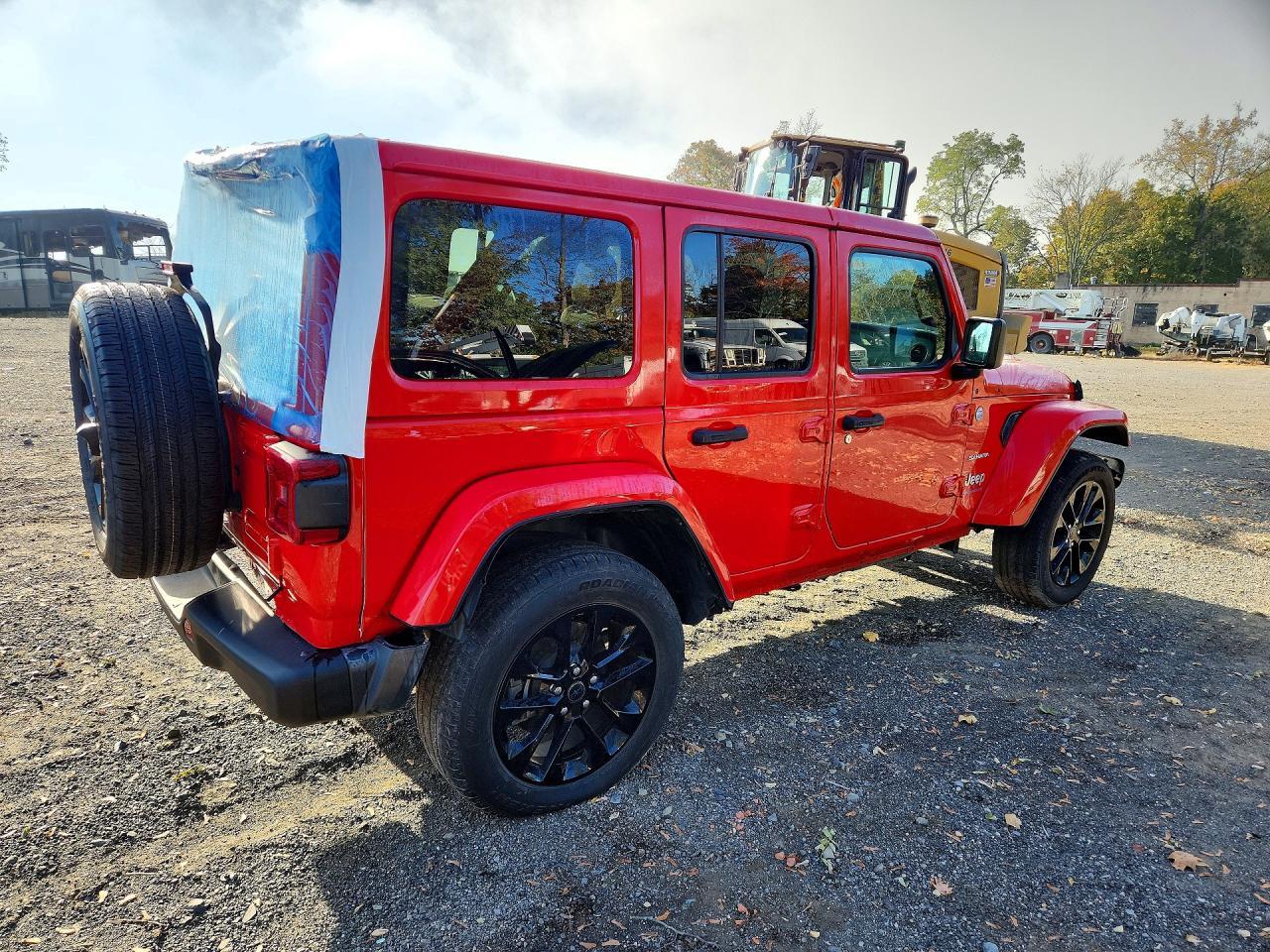 Salvage 2024 Jeep Wrangler Sahara 4xe