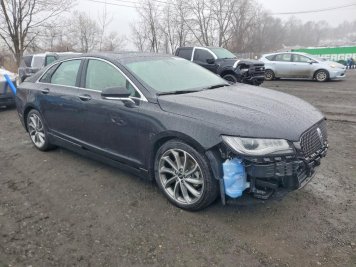 2019 lincoln mkz RESERVE I in Gray - Front Three-Quarter View - BidGoDrive Inventory