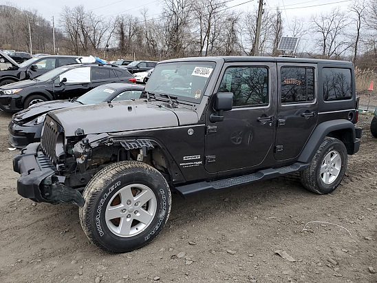 Salvage 2018 Jeep Wrangler Unlimited Sport