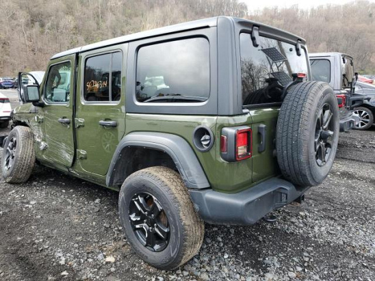 Salvage 2021 Jeep Wrangler Unlimited Sport