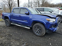 Salvage 2023 Toyota Tacoma  - Blue PickUp - Front Three-Quarter View