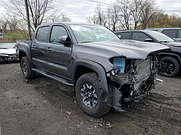 Salvage 2023 Toyota Tacoma TRD - Gray PickUp - Front Three-Quarter View