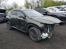 Salvage 2024 Lexus NX 250  - Gray SUV - Front Three-Quarter View