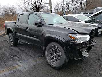 2023 Toyota Tacoma  in Black - Front Three-Quarter View - BidGoDrive Inventory