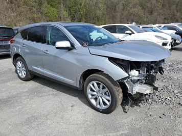 2023 Acura RDX  in Gray - Front Three-Quarter View - BidGoDrive Inventory