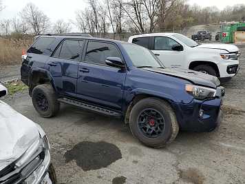 2022 toyota 4runner TRD SPORT in Blue- Front Three-Quarter View - BidGoDrive Inventory