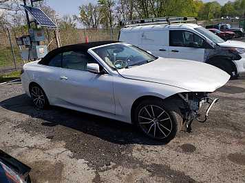 2022 bmw 430xi  in White- Front Three-Quarter View - BidGoDrive Inventory