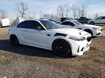 2020 bmw m2 COMPETITION in White- Front Three-Quarter View - BidGoDrive Inventory
