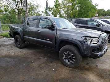 2022 toyota tacoma TRD in Gray- Front Three-Quarter View - BidGoDrive Inventory