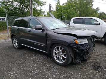 2016 jeep grand-cherokee SUMMIT in Charcoal- Front Three-Quarter View - BidGoDrive Inventory