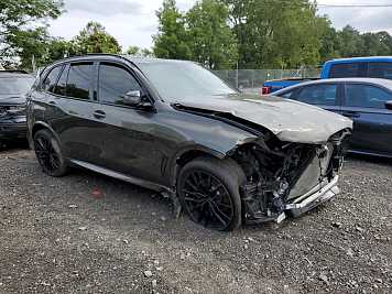 2023 bmw x5 SDRIVE 40I in Gray- Front Three-Quarter View - BidGoDrive Inventory