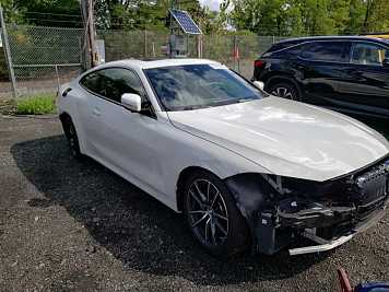2023 bmw 430xi  in White- Front Three-Quarter View - BidGoDrive Inventory