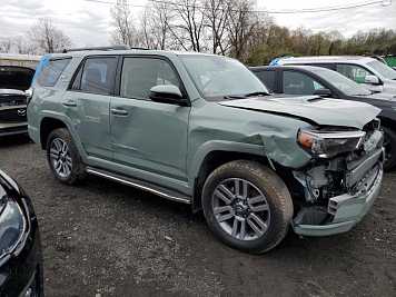 2023 toyota 4runner SE in Gray- Front Three-Quarter View - BidGoDrive Inventory