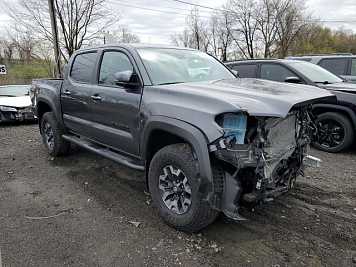 2023 toyota tacoma TRD in Gray- Front Three-Quarter View - BidGoDrive Inventory