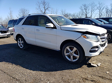 Salvage 2019 Mercedes-benz GLE 400 4MATIC