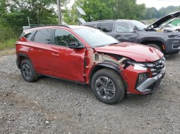 Salvage 2025 Hyundai Tucson BLUE