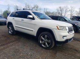 Salvage 2012 Jeep GRAND CHEROKEE OVERLAND