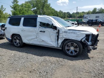 2024 jeep grand-wagoneer  in White - Front Three-Quarter View - BidGoDrive Inventory