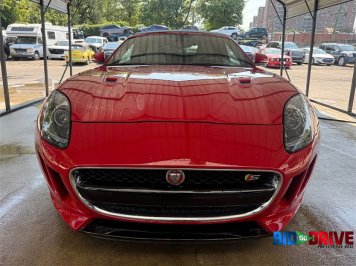 2016 jaguar f-type S in Red - Front Three-Quarter View - BidGoDrive Inventory