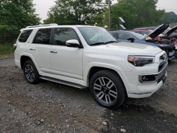 2023 toyota 4runner LIMITED in White - Front Three-Quarter View - BidGoDrive Inventory