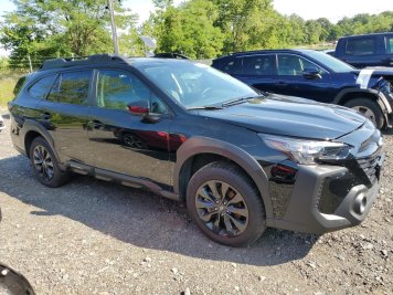 2024 subaru outback ONYX EDITION in Black - Front Three-Quarter View - BidGoDrive Inventory