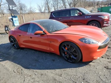 2021 karma revero GT in Red - Front Three-Quarter View - BidGoDrive Inventory