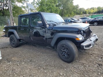 2023 jeep gladiator  in Black - Front Three-Quarter View - BidGoDrive Inventory