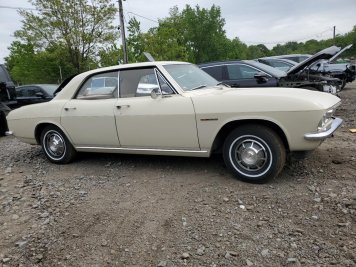 1965 chevrolet corvair  in White - Front Three-Quarter View - BidGoDrive Inventory