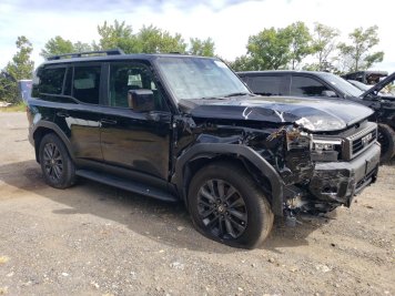 2024 toyota land-cruiser  in Black - Front Three-Quarter View - BidGoDrive Inventory