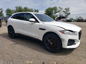 2023 jaguar f-pace  in White - Front Three-Quarter View - BidGoDrive Inventory