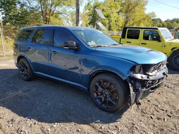 2024 dodge durango SRT HELLCAT in Blue - Front Three-Quarter View - BidGoDrive Inventory