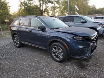 2025 honda cr-v SPORT-L in Blue - Front Three-Quarter View - BidGoDrive Inventory