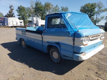 1963 chevrolet corvair PICK UP in Blue - Front Three-Quarter View - BidGoDrive Inventory