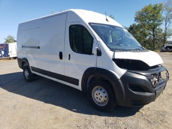 2023 ram promaster  in White - Front Three-Quarter View - BidGoDrive Inventory