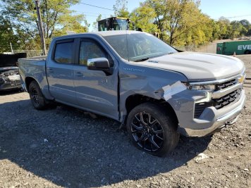 2024 chevrolet silverado  in Gray - Front Three-Quarter View - BidGoDrive Inventory