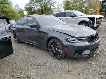 2023 bmw m5 COMPETITON in Gray - Front Three-Quarter View - BidGoDrive Inventory