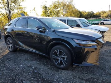 2025 lexus rx-350h  in Black - Front Three-Quarter View - BidGoDrive Inventory